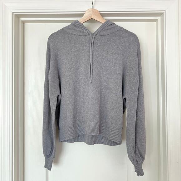 Christy Dawn The Salem Sweater Pullover Hoodie Cotton Cashmere Heather Grey - Picture 2 of 7